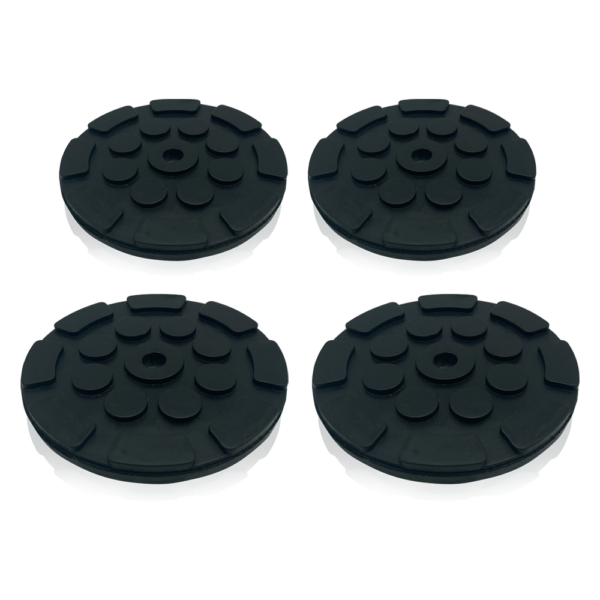 Gummiteller-Set für Stenhoj Zippo 17er FOG Herrmann Hebebühnen - 120mm (4 stk)
