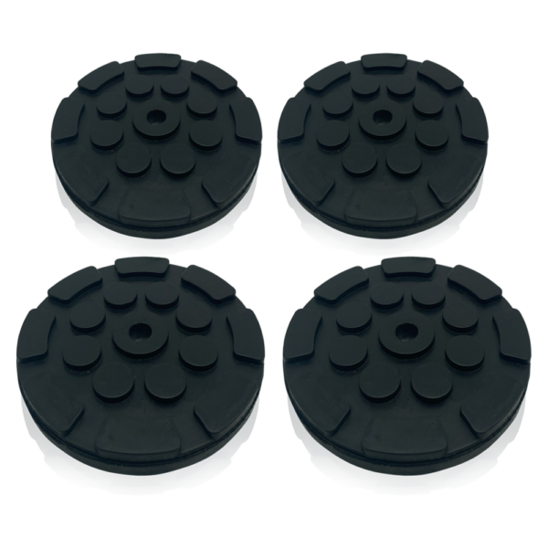 Gummiteller-Set für Hofmann Longus Herrmann Becker Hebebühnen - 115mm (4 stk)
