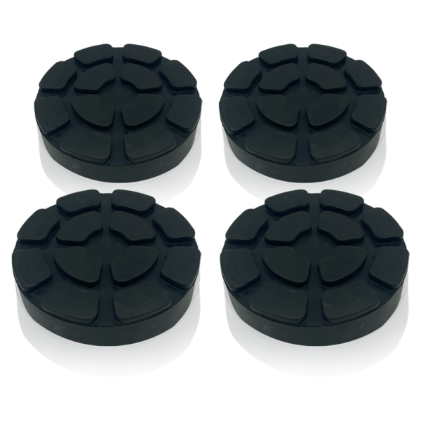 Gummiteller-Set für Maha Eurolift Zavagli Orlandini Hebebühnen - 123mm (4 stk)