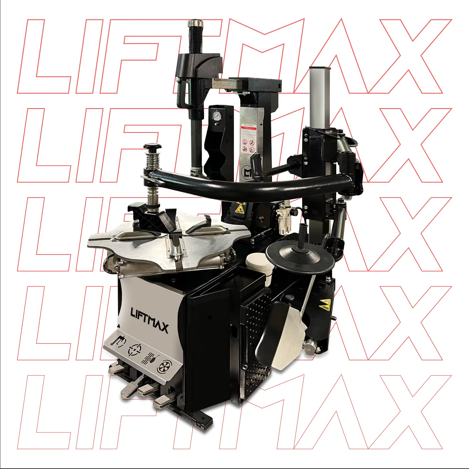 LM222 2 LIFTMAX LM222 Montiermaschine Reifenmaschine 24" Hilfsarm Abdrückhilfe NEU