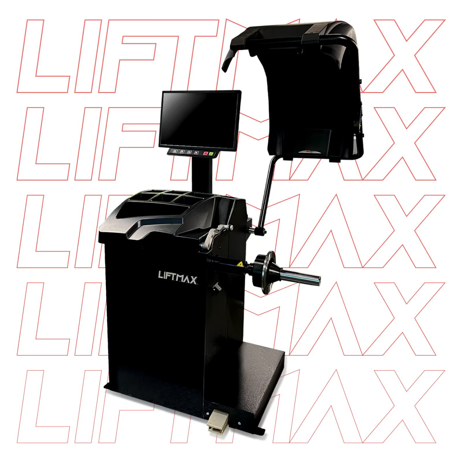 Liftmax LM400B-P 3 LIFTMAX LM400B-P Wuchtmaschine Auswuchtmaschine Laser Pneumatik 230V NEU