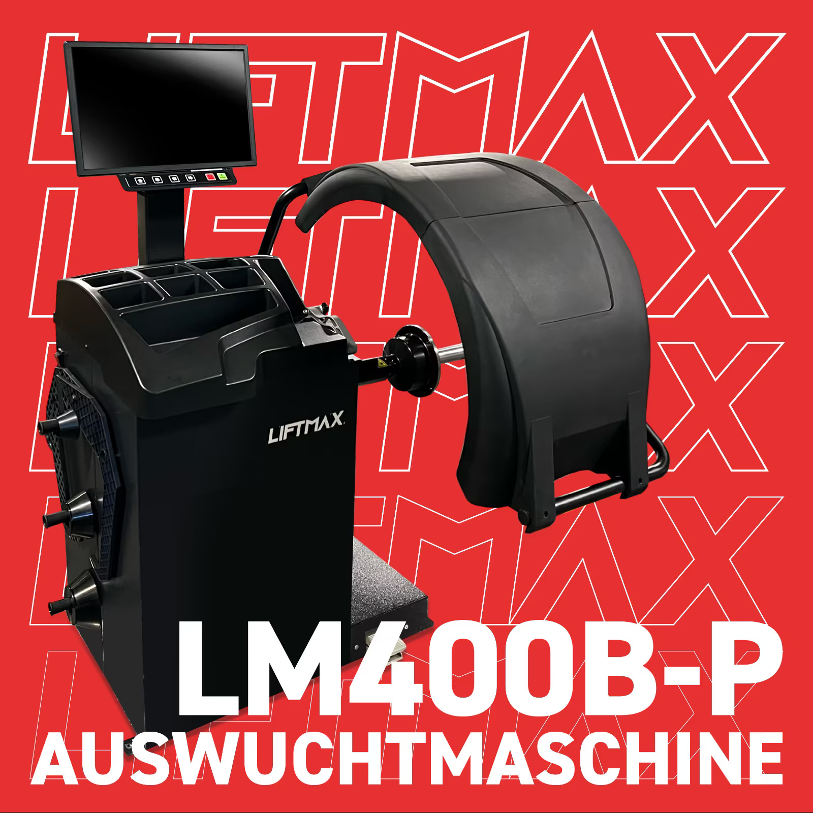 Liftmax LM400B-P LIFTMAX LM400B-P Wuchtmaschine Auswuchtmaschine Laser Pneumatik 230V NEU