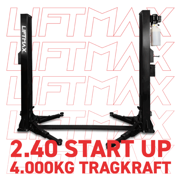 LIFTMAX 2.40 Start-Up Hebebühne – 4.000 kg Tragkraft - Halb Automatik - 230V (NEU)