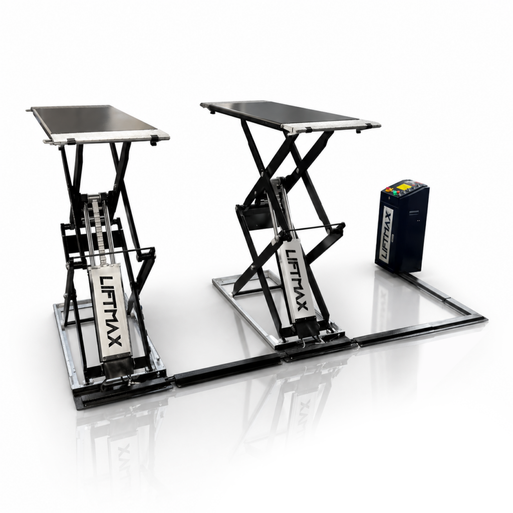 LIFTMAX DKH3500 Doppelscheren-Hebebühne – 3.500 kg (NEU) KFZ Reifen Aufbereiter